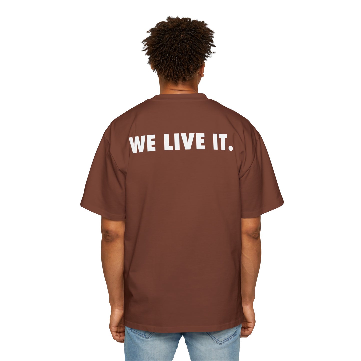 We Live it King | Heavy Oversized Tee