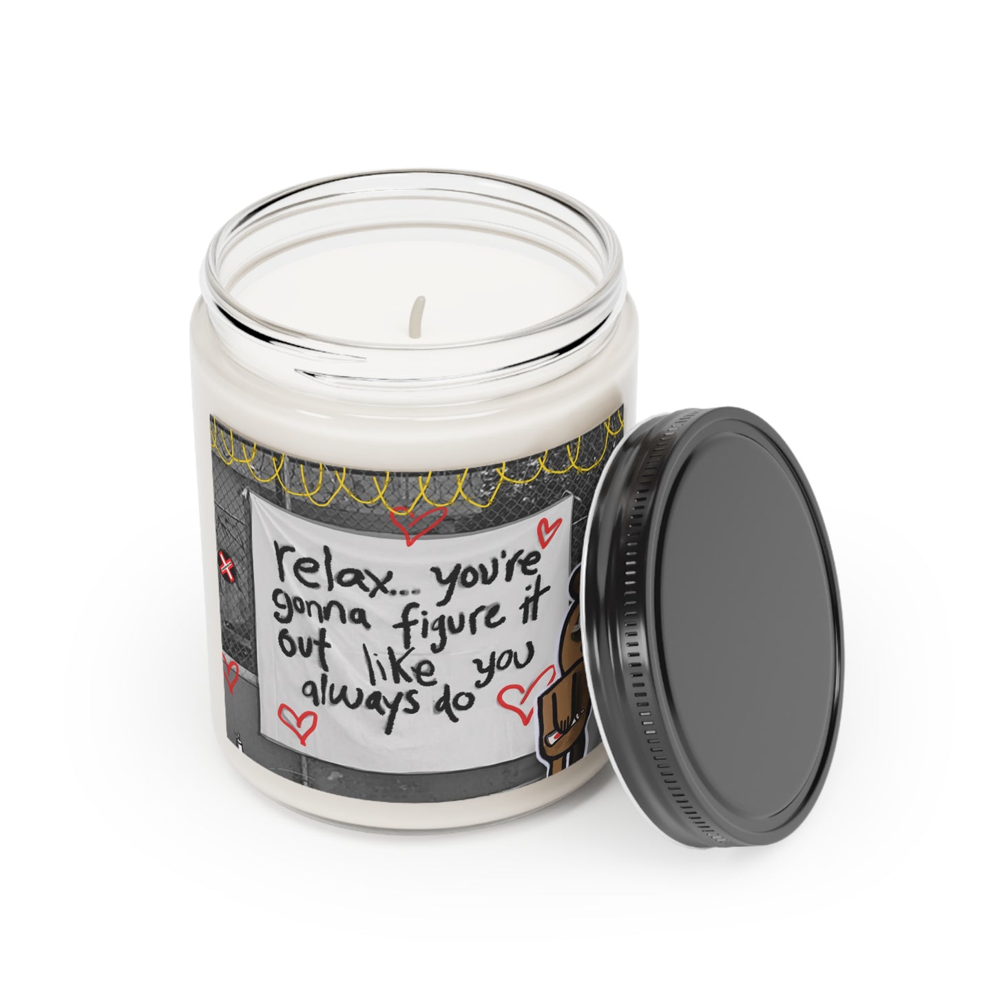 Relax Teddy Scented Candle, 9oz