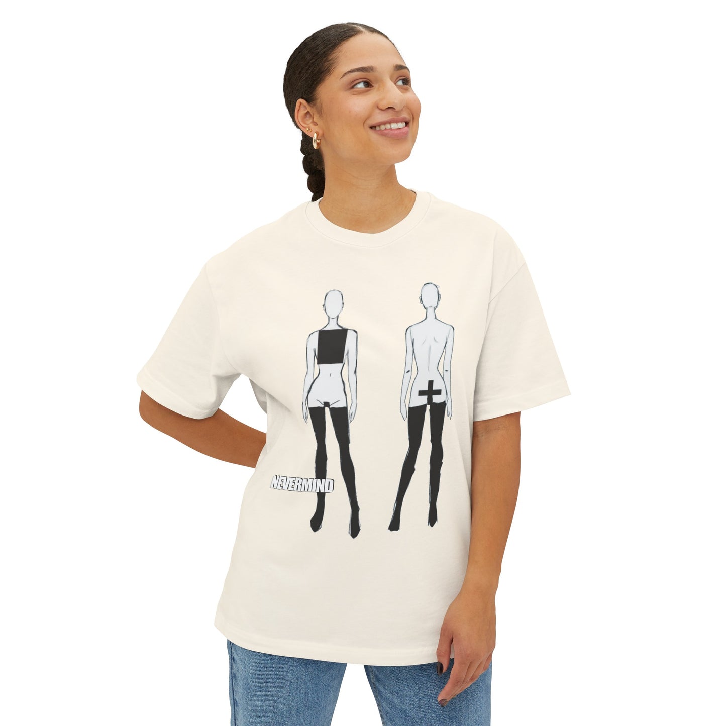 FASHION Oversized Boxy Tee