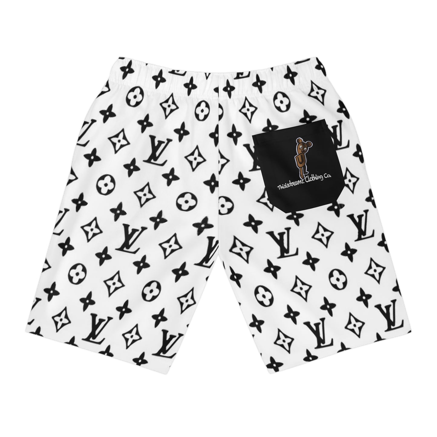 LV Teddy Athletic Long Shorts (AOP)
