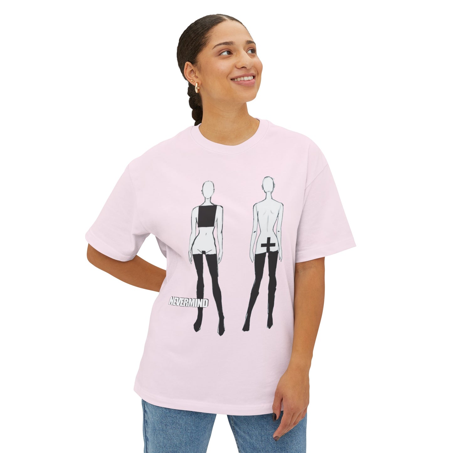 FASHION Oversized Boxy Tee