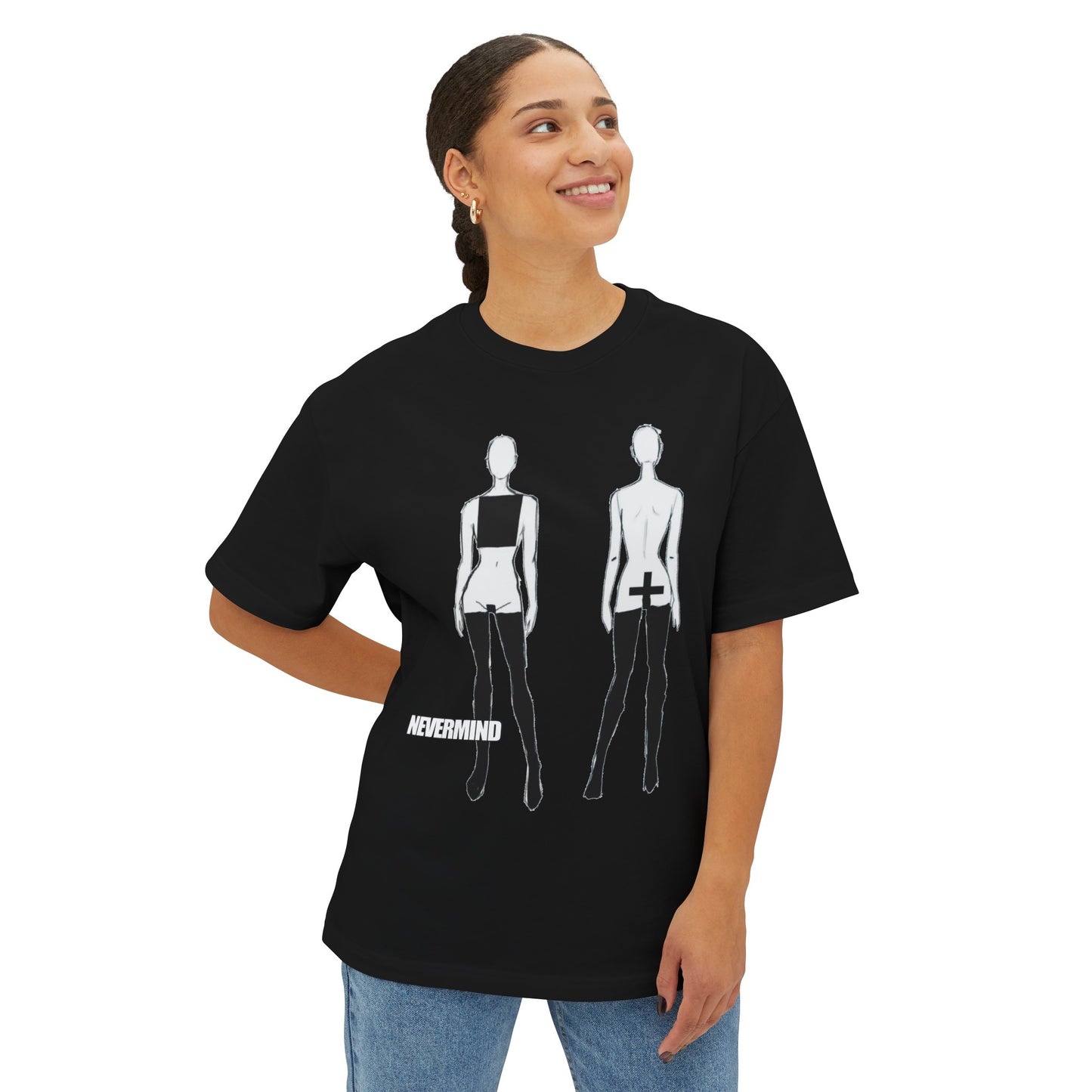 FASHION Oversized Boxy Tee