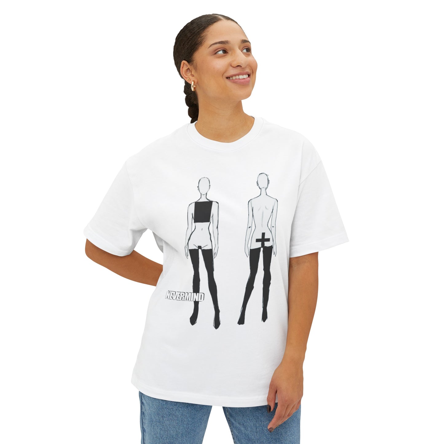 FASHION Oversized Boxy Tee