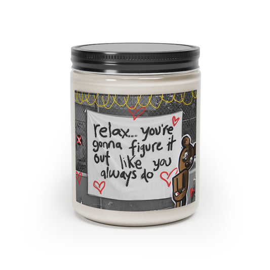 Relax Teddy Scented Candle, 9oz