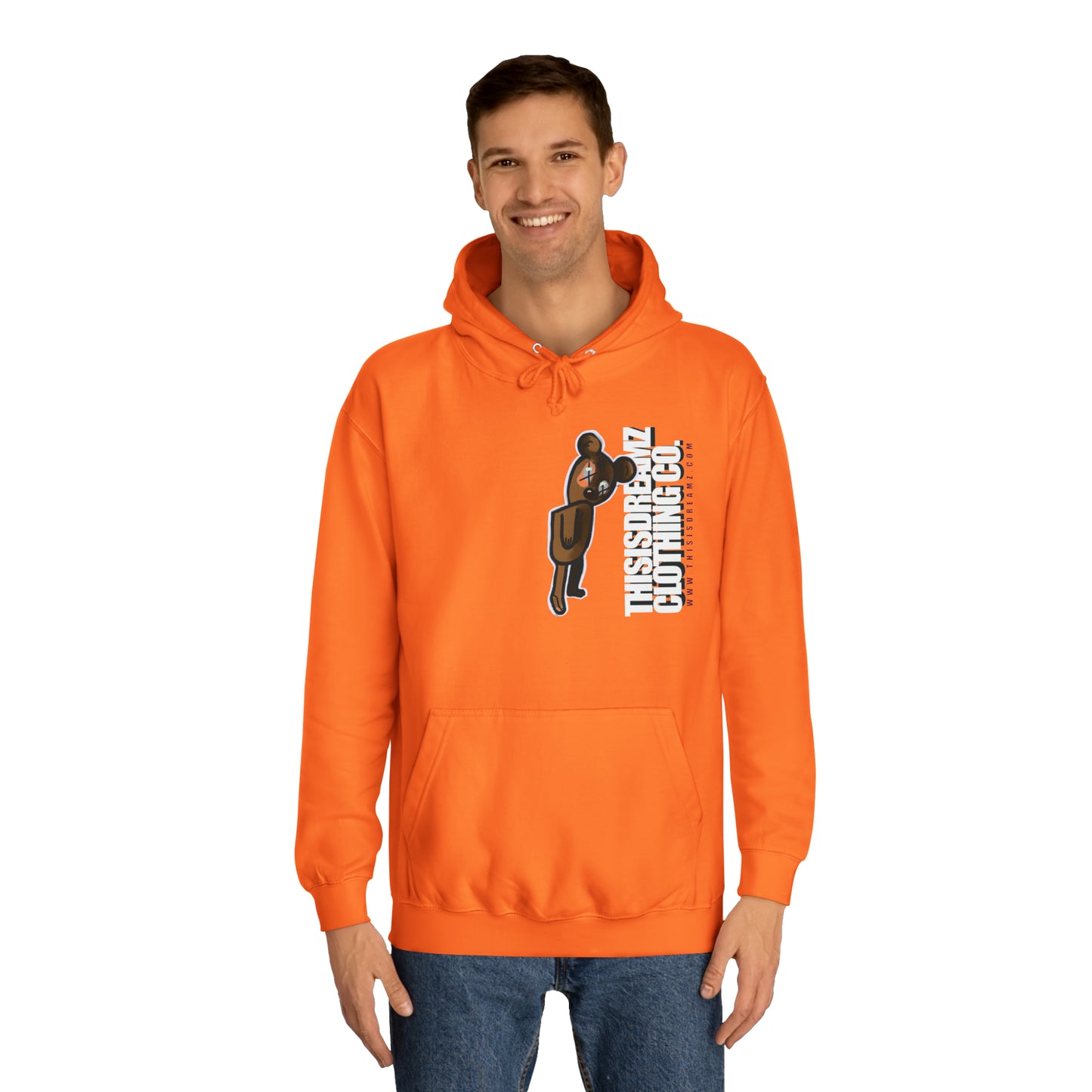 Thisisdreamz & Teddy Relax Unisex College Hoodie