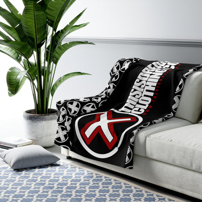 Thisisdreamz Clothing Co. | Branded Sherpa Fleece Blanket