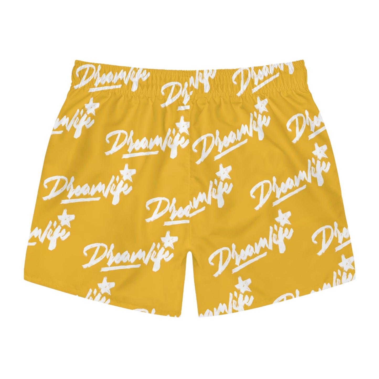 Dreamlife Streetstar Yellow Swim Trunks (AOP)