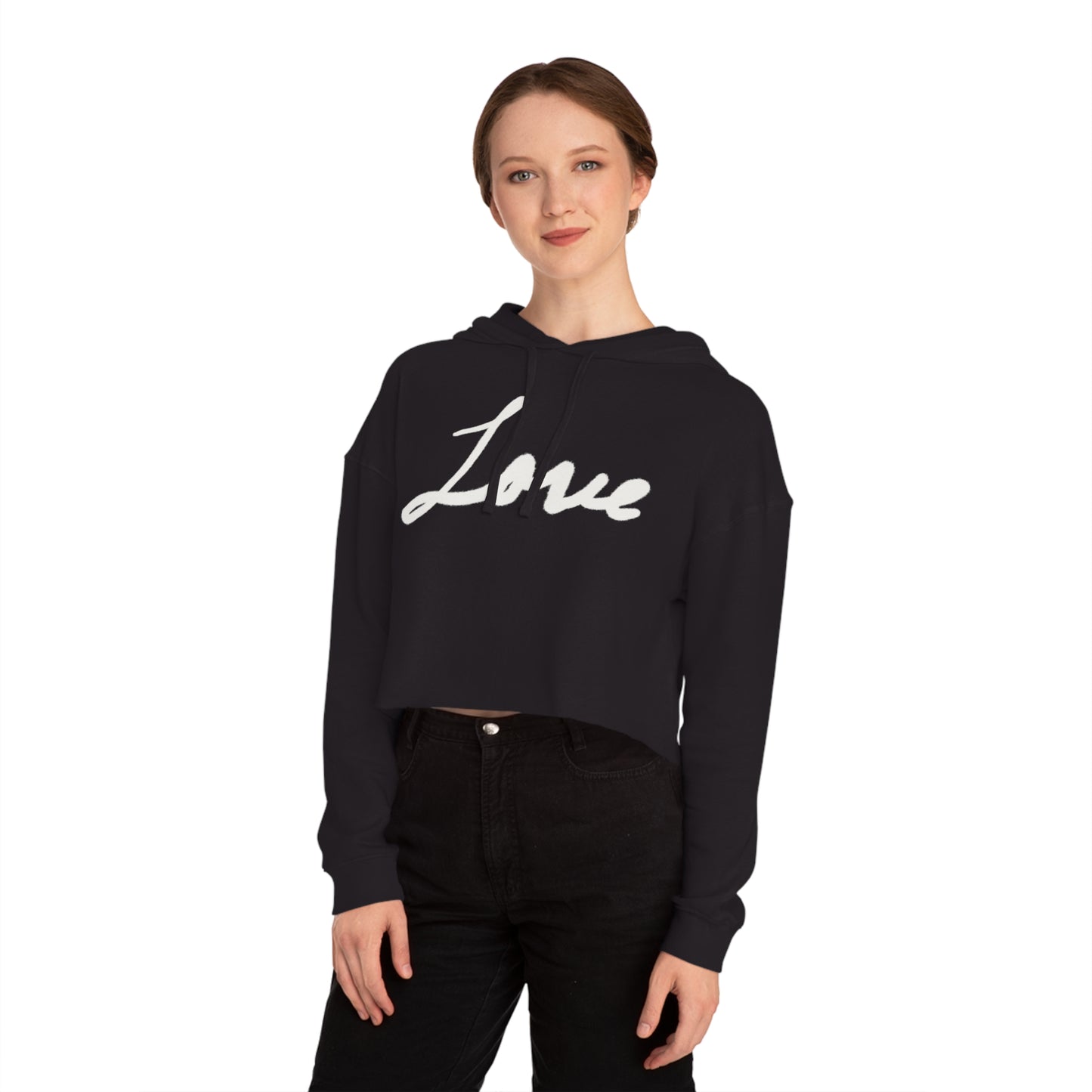 Love | Thisisdreamz Cropped Hooded Sweatshirt