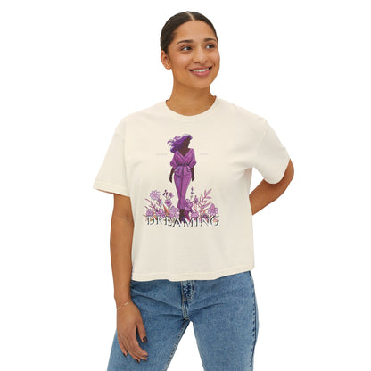 NEVER STOP DREAMING Women's Boxy Tee