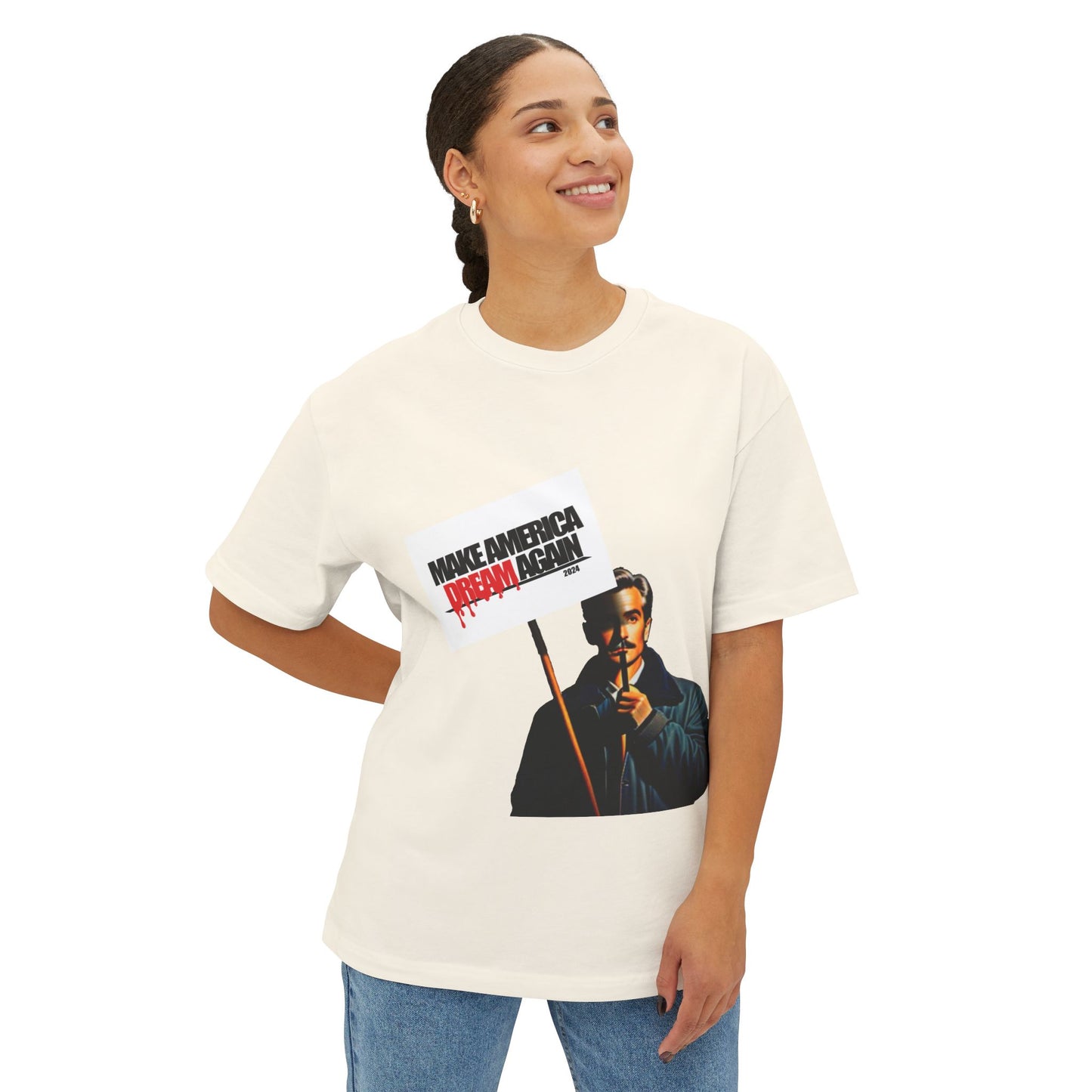 Make America Dream Again| Thisisdreamz Oversized Boxy Tee