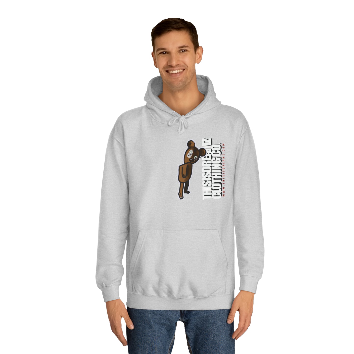 Thisisdreamz & Teddy Relax Unisex College Hoodie