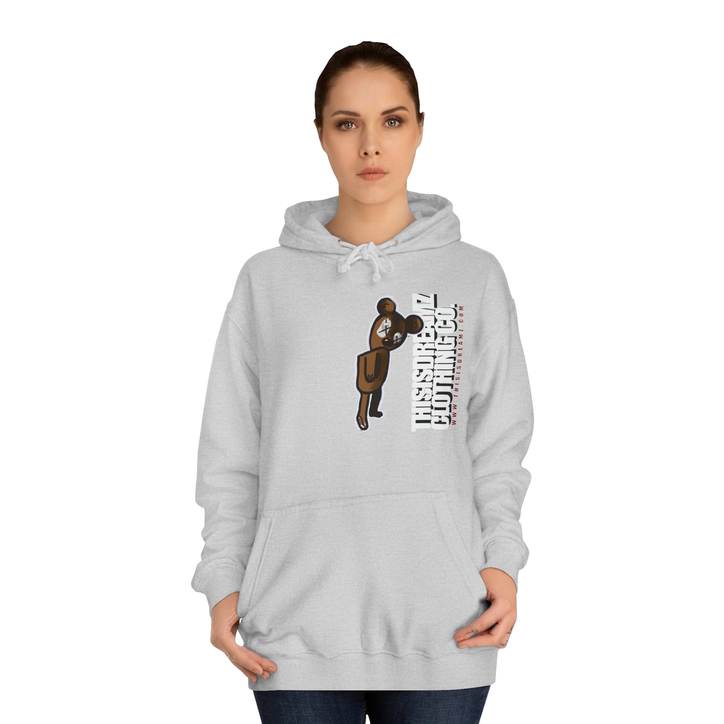 Thisisdreamz & Teddy Relax Unisex College Hoodie