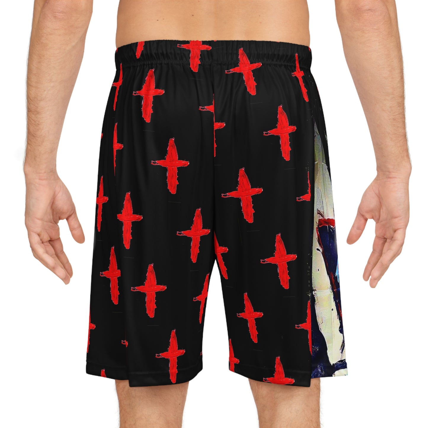 NEVERMIND 2 | Reapers Anarchy Basketball Shorts (AOP)