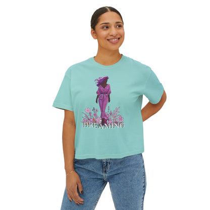 NEVER STOP DREAMING Women's Boxy Tee