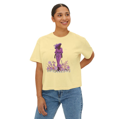 NEVER STOP DREAMING Women's Boxy Tee