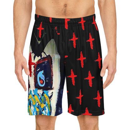 NEVERMIND 2 | Reapers Anarchy Basketball Shorts (AOP)