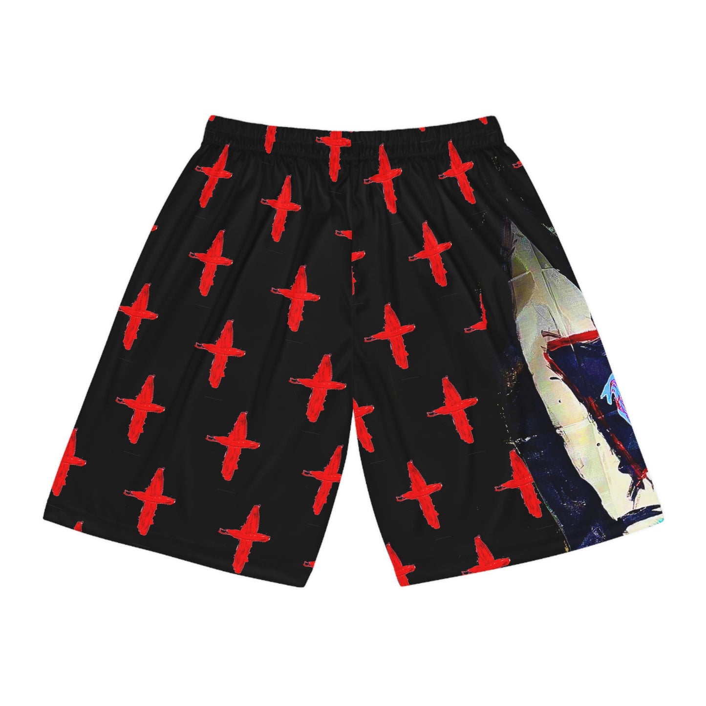 NEVERMIND 2 | Reapers Anarchy Basketball Shorts (AOP)