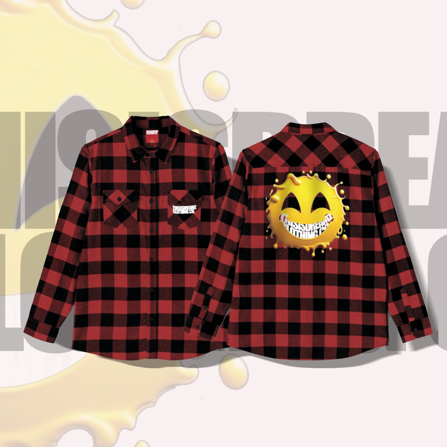 HAPPY TIME Unisex Flannel Shirt