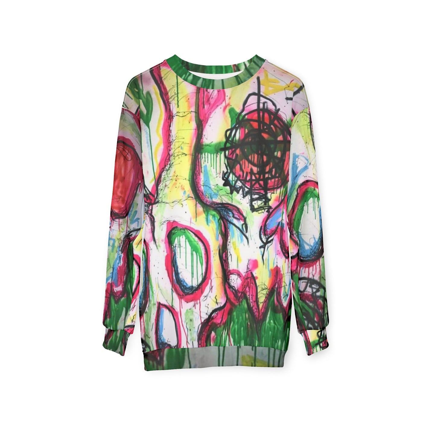 Skully RA 01 FULL PRINT Unisex Sweatshirt (AOP)