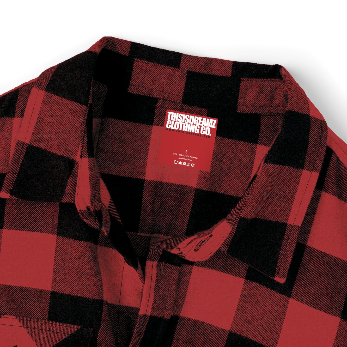 HAPPY TIME Unisex Flannel Shirt