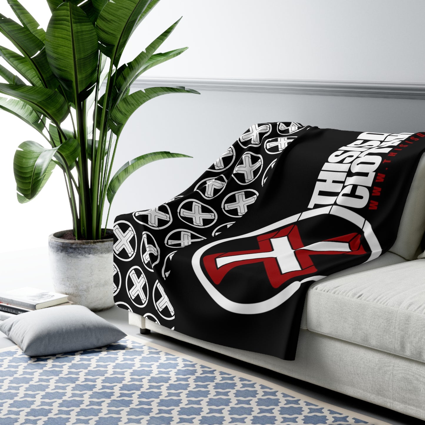 Thisisdreamz Clothing Co. | Branded Sherpa Fleece Blanket