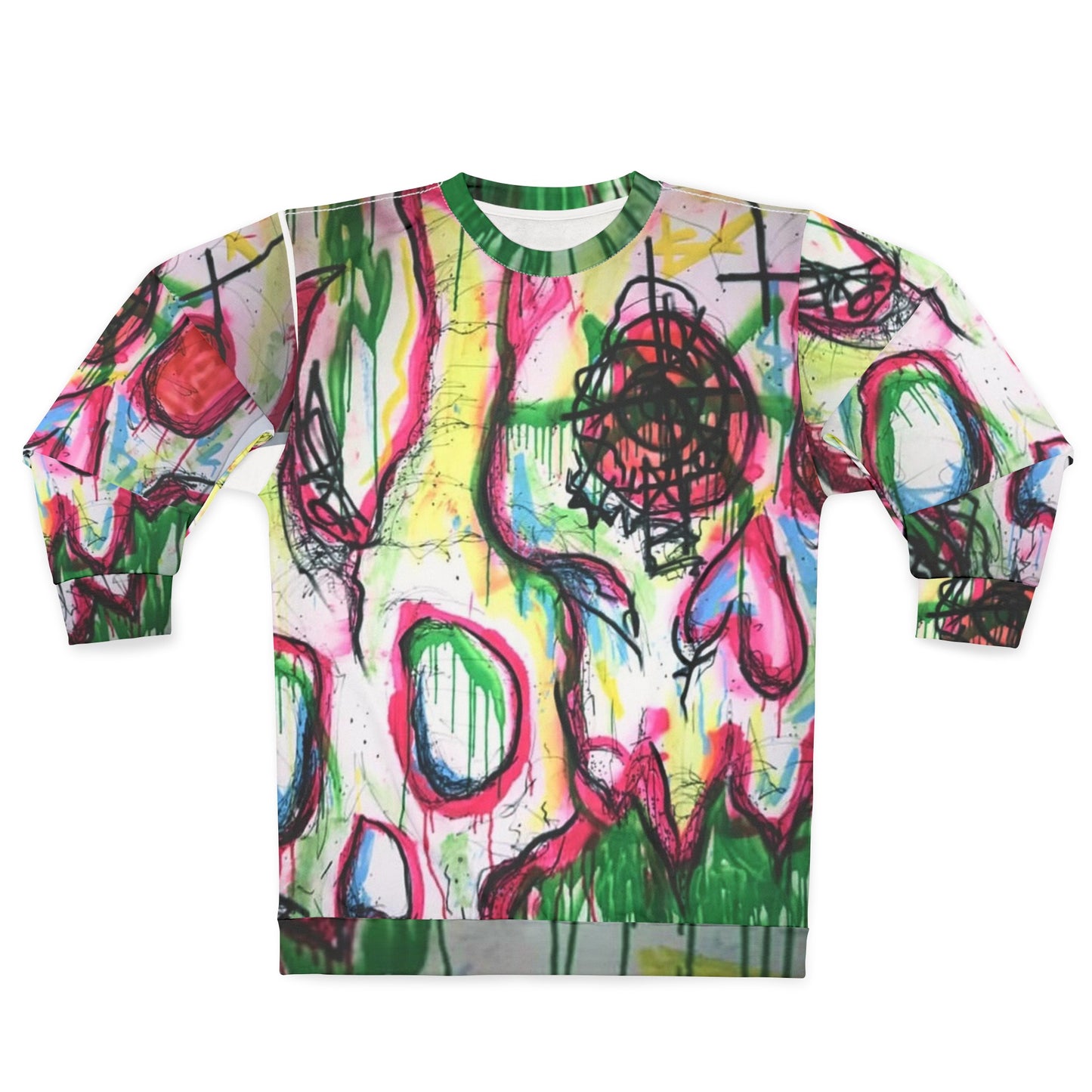 Skully RA 01 FULL PRINT Unisex Sweatshirt (AOP)